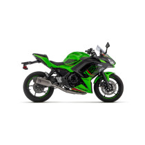 Ligne complète avec silencieux Veloce ARROW - titane - embout carbone - homologué - KAWASAKI