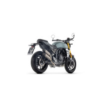 Ligne complète avec silencieux Round-Sil ARROW - titane - embout carbone - homologué - SUZUKI GSX-8T / GSX-8TT 2025-2026 2