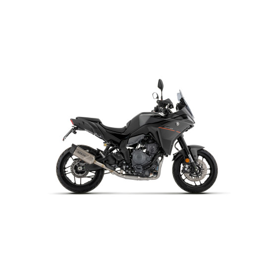 Ligne complète avec silencieux Indy Race EVO ARROW - aluminium dark - embout carbone - homologué - YAMAHA