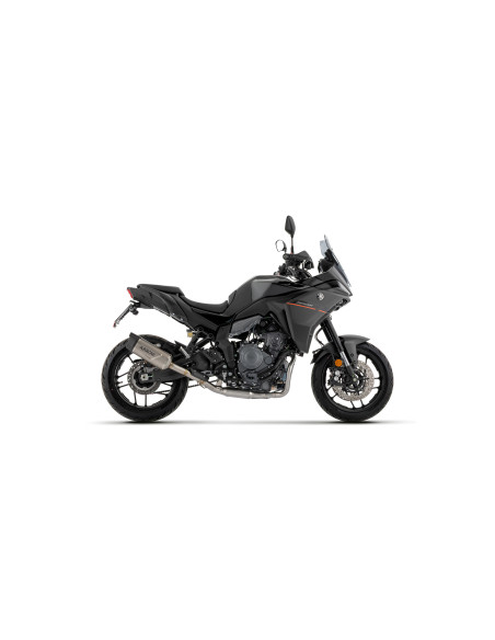 Ligne complète avec silencieux Indy Race EVO ARROW - aluminium dark - embout carbone - homologué - YAMAHA