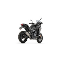 Ligne complète avec silencieux Indy Race EVO ARROW - aluminium dark - embout carbone - homologué - YAMAHA 2