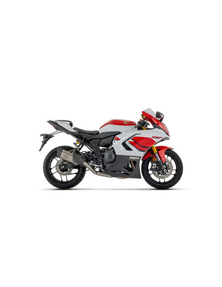 Ligne complète avec silencieux Pista ARROW - titane - embout carbone - homologué - YAMAHA YZF R7 2026
