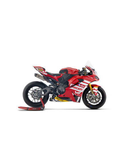 Kit intermédiaire ARROW COMPETITION - titane - embout carbone - non homologué - DUCATI