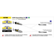 Raccord intermédiaire catalytique ARROW - homologué - KTM 1290 SUPERDUKE R 2014-2016