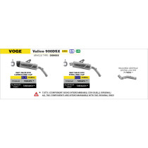 Raccord central ARROW - non homologué - VOGE VALICO 900DSX 2024
