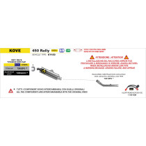 Raccord non catalysé ARROW - non homologué - KOVE 450 RALLY 2025-2026