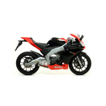 Silencieux Thunder ARROW - aluminium - embout inox - homologué - APRILIA RS4 125 2011-2016