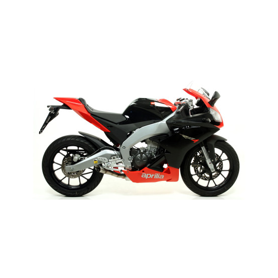Silencieux Thunder ARROW - aluminium - embout inox - homologué - APRILIA RS4 125 2011-2016