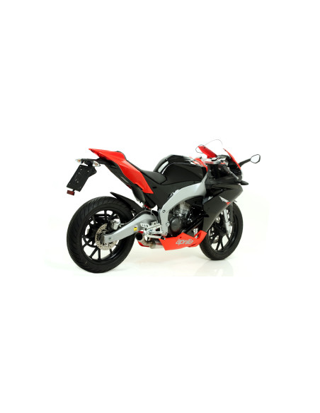 Silencieux Thunder ARROW - aluminium - embout inox - homologué - APRILIA RS4 125 2011-2016