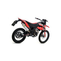 Silencieux Thunder ARROW - aluminium dark - embout carbone - homologué - UM MOTO / APRILIA / MALAGUTI 2