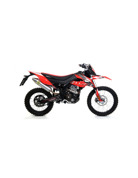 Silencieux Thunder ARROW - aluminium dark - embout inox - homologué - UM MOTO / APRILIA / MALAGUTI