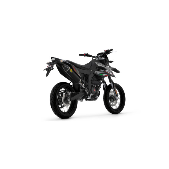 Silencieux Thunder ARROW - aluminium dark - embout carbone - homologué - APRILIA RX / SX 125 2021-2024