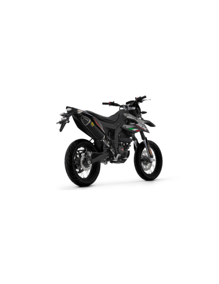 Silencieux Thunder ARROW - aluminium dark - embout carbone - homologué - APRILIA RX / SX 125 2021-2024