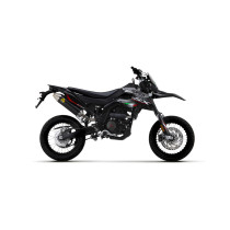 Silencieux Thunder ARROW - aluminium dark - embout inox - homologué - APRILIA RX / SX 125 2021-2024