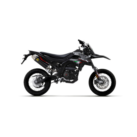 Silencieux Thunder ARROW - aluminium dark - embout inox - homologué - APRILIA RX / SX 125 2021-2024