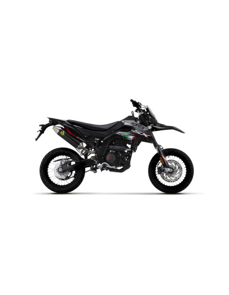 Silencieux Thunder ARROW - aluminium dark - embout inox - homologué - APRILIA RX / SX 125 2021-2024