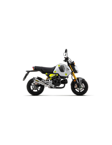Silencieux X-Kone ARROW - inox - embout carbone - homologué - HONDA MSX 125 GROM 2021-2024