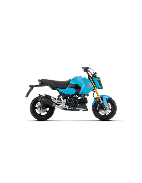 Silencieux X-Kone ARROW - inox dark - embout carbone - homologué - HONDA MSX 125 GROM 2025-2026