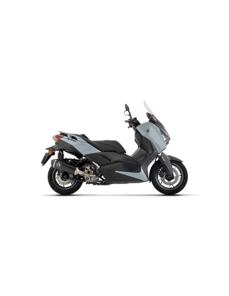 Silencieux Urban ARROW - aluminium dark - embout carbone - non homologué - YAMAHA XMAX 300 2025-2026