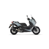 Silencieux Urban ARROW - aluminium dark - embout inox dark - non homologué - YAMAHA XMAX 300 2025-2026