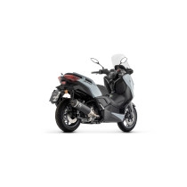 Silencieux Urban ARROW - aluminium dark - embout inox dark - non homologué - YAMAHA XMAX 300 2025-2026 2