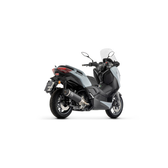 Silencieux Urban ARROW - aluminium dark - embout inox dark - non homologué - YAMAHA XMAX 300 2025-2026