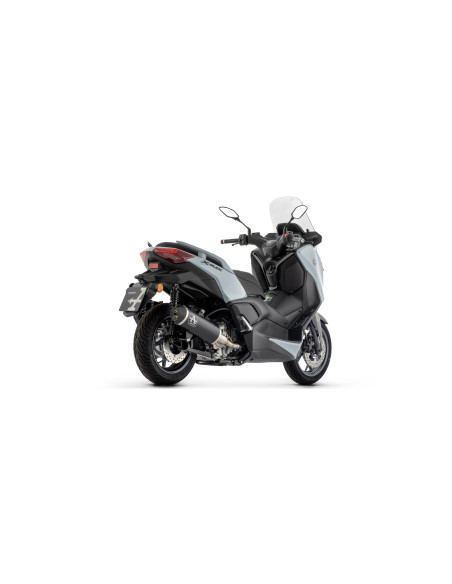 Silencieux Urban ARROW - aluminium dark - embout inox dark - non homologué - YAMAHA XMAX 300 2025-2026