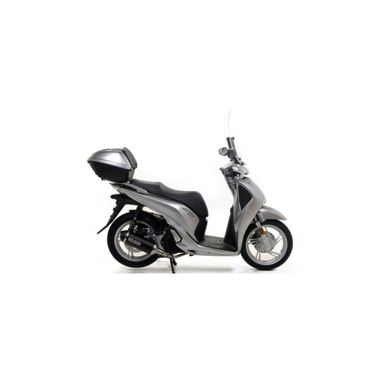 Silencieux Urban ARROW - aluminium dark - embout inox dark - homologué - HONDA