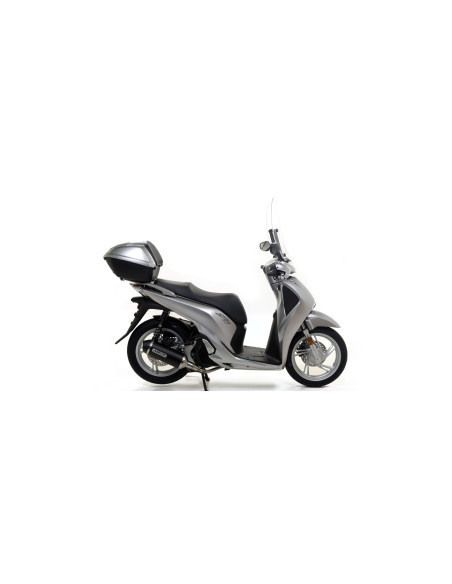 Silencieux Urban ARROW - aluminium dark - embout inox dark - homologué - HONDA
