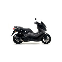 Silencieux Urban ARROW - aluminium dark - embout inox dark - homologué - YAMAHA