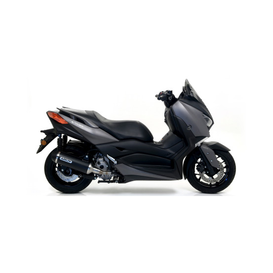 Silencieux Urban ARROW - aluminium dark - embout inox dark - homologué - YAMAHA XMAX 300 2017-2020