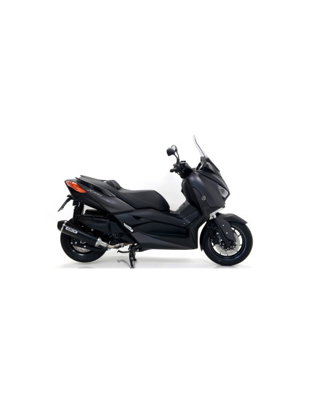 Silencieux Urban ARROW - aluminium dark - embout inox dark - homologué - YAMAHA XMAX 400 2017-2020