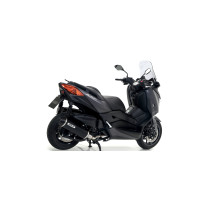 Silencieux Urban ARROW - aluminium dark - embout inox dark - homologué - YAMAHA XMAX 400 2017-2020 2