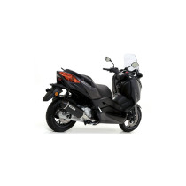 Silencieux Urban ARROW - aluminium dark - embout inox dark - homologué - YAMAHA XMAX 125 2018-2020 2