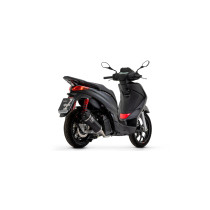 Silencieux Urban ARROW - aluminium dark - embout inox dark - homologué - PIAGGIO 2