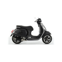 Silencieux Urban ARROW - aluminium dark - embout carbone - homologué - PIAGGIO