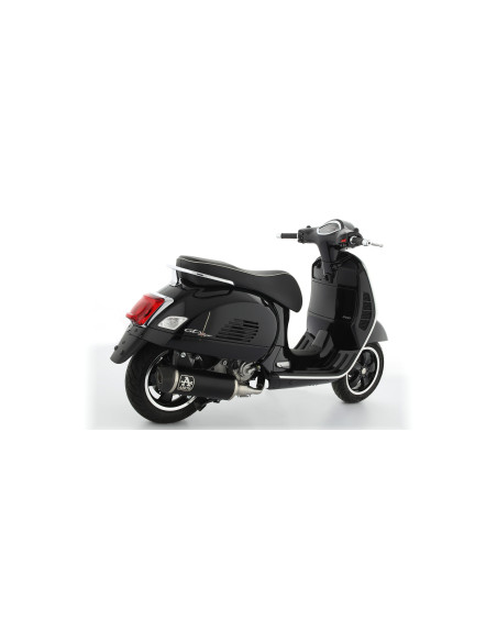 Silencieux Urban ARROW - aluminium dark - embout carbone - homologué - PIAGGIO
