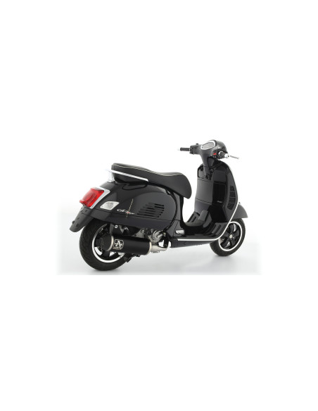 Silencieux Urban ARROW - aluminium dark - embout inox dark - homologué - PIAGGIO