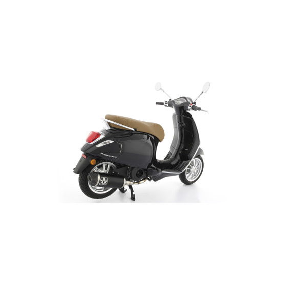Silencieux Urban ARROW - aluminium dark - embout carbone - homologué - PIAGGIO VESPA PRIMAVERA 125 - VESPA SPRINT 125 2021-23