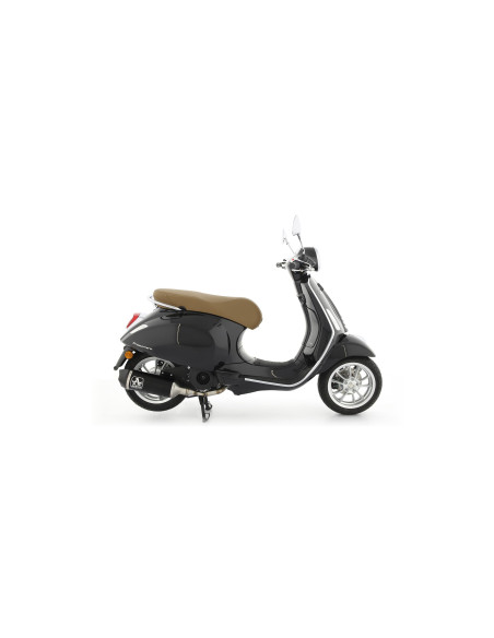 Silencieux Urban ARROW - aluminium dark - embout inox dark - homologué - PIAGGIO