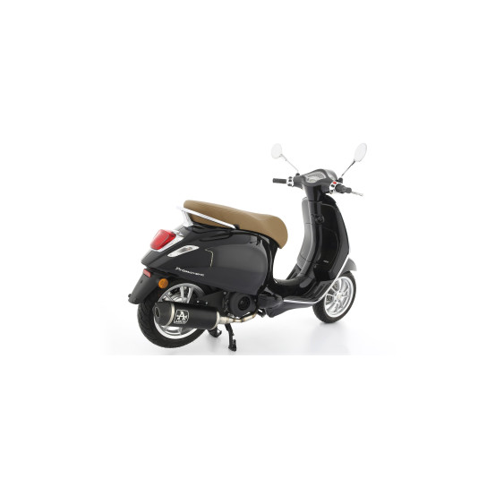 Silencieux Urban ARROW - aluminium dark - embout inox dark - homologué - PIAGGIO
