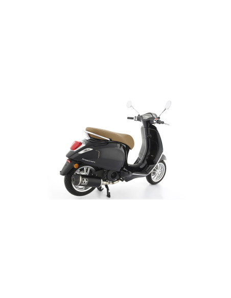 Silencieux Urban ARROW - aluminium dark - embout inox dark - homologué - PIAGGIO