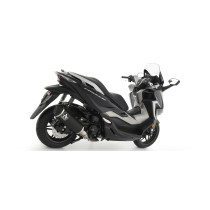 Silencieux Urban ARROW - aluminium dark - embout inox dark - homologué - HONDA 2