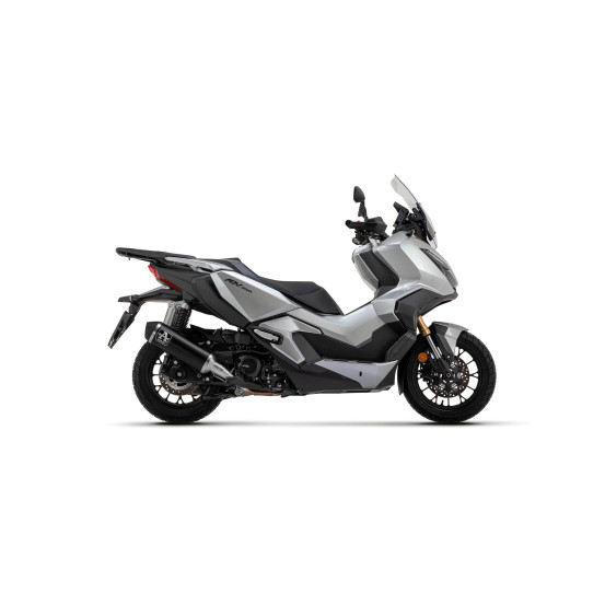 Silencieux Urban ARROW - aluminium dark - embout inox dark - homologué - HONDA ADV 350 2022-2024