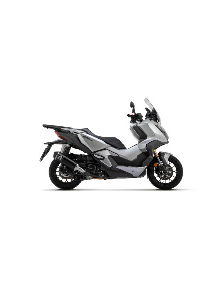 Silencieux Urban ARROW - aluminium dark - embout inox dark - homologué - HONDA ADV 350 2022-2024