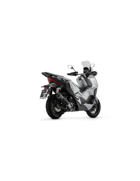 Silencieux Indy Race ARROW - aluminium dark - embout carbone - homologué - HONDA ADV 350 2022-2024