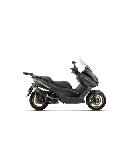 Silencieux Urban ARROW - aluminium dark - embout inox - homologué - ZONTES ZT368-G - ZT368-E 2025-2026