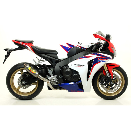 Silencieux GP2 ARROW - inox dark - embout inox - non homologué - HONDA CBR 1000 RR 2008-2013