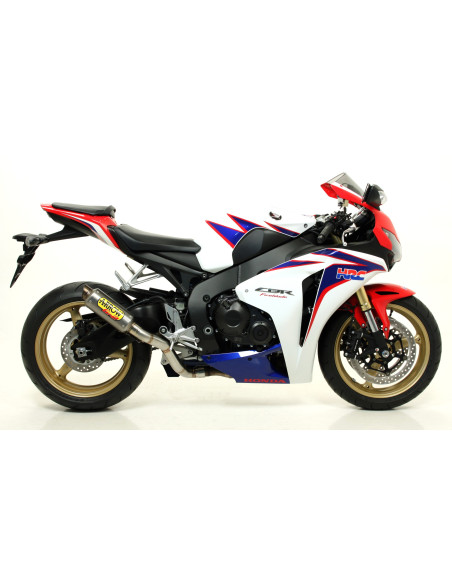 Silencieux GP2 ARROW - inox dark - embout inox - non homologué - HONDA CBR 1000 RR 2008-2013