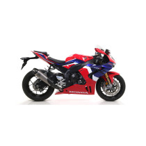 Silencieux Pista avec raccord ARROW - titane - embout carbone - non homologué - HONDA CBR 1000 RR-R 2020-2023